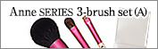 Anne SERIES 3-brush Set (A)