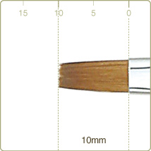 RE-(4)-1 / BL-(4)-1：平型リップブラシ毛丈