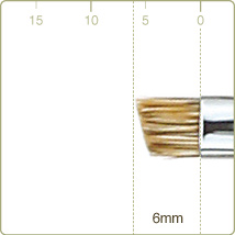 RE-(6)-2 / BL-(6)-2：アイブローブラシ毛丈