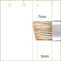 RE-(8)-7 / BL-(8)-7：アイブローブラシ毛丈