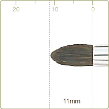 RE-(10)-1 / BL-(10)-1：アイシャドーブラシ毛丈