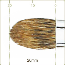 RE-(12)-2 / BL-(12)-2：アイシャドーブラシ毛丈