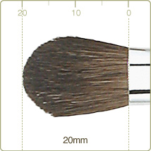 RE-(12)-4 / BL-(12)-4：アイシャドーブラシ毛丈