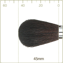 RE-(18)-1 / BL-(18)-1：パウダーブラシ毛丈