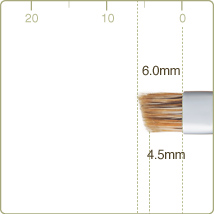 E-1：アイブローブラシ（細）毛丈