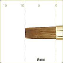 L-9：リップブラシ毛丈