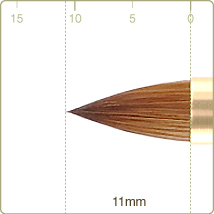 L-17：リップブラシ毛丈