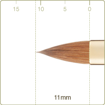 NL-9：リップブラシ毛丈